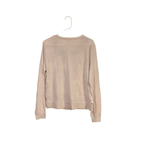 NWT New York & Company Sz XL Pink Floral Cardigan Sweater Jewel Buttons Coquette - Picture 2 of 7